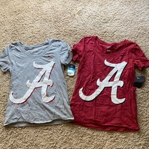 Bundle of 2 nike Alabama shirts